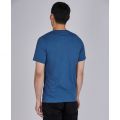 Mens Mid Blue Small Logo S/s T Shirt 95647 by Barbour International from Hurleys