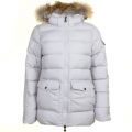 Womens Pearl Authentic Fur Hooded Smooth Jacket 65779 by Pyrenex from Hurleys