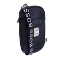 Boys Navy Branded Pouch Crossbody Bag 85961 by BOSS from Hurleys