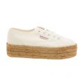 Womens White 2790 Cotropew Flatform Trainers 7237 by Superga from Hurleys