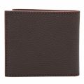 Mens Dark Brown Grain Leather Billfold Wallet 47503 by Barbour from Hurleys