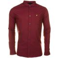 Mens Claret Jug Oxford L/s Shirt 64919 by Lyle and Scott from Hurleys