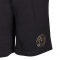 Mens Black/Gold Emblem Sweat Shorts 102841 by Versace Jeans Couture from Hurleys
