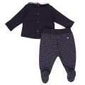 Baby Navy Outfit Romper 11635 by Armani Junior from Hurleys