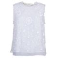 Womens Summer White Dalia Sheer Embroidered Top 9194 by French Connection from Hurleys