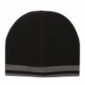 Athleisure Mens Black Ciny-3 Beanie Hat 45302 by BOSS from Hurleys