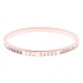 Womens Rose Gold & Clear Clem Crystal Bangle