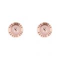 Womens Rose Gold/Baby Pink Eisley Enamel Mini Button Earrings 82685 by Ted Baker from Hurleys
