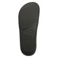 Mens Black/White Croco Slides 55708 by Lacoste from Hurleys