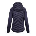 Womens Metallic Blue Carnaby Hybrid Sweat Jacket 88488 by Barbour International from Hurleys