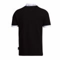 Mens Black Logo Collar S/s Polo Shirt 75711 by Versace Jeans Couture from Hurleys