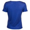 Womens Blue V Neck S/s Tee Shirt 69796 by Armani Jeans from Hurleys