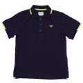 Boys Navy Small Logo S/s Polo Shirt 62472 by Armani Junior from Hurleys