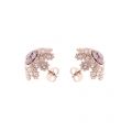 Womens Rose Gold Seraa Crystal Daisy Lace Stud Earrings 15978 by Ted Baker from Hurleys