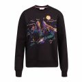 Womens Black Embroidered Sweat Top 74027 by PS Paul Smith from Hurleys