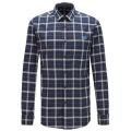 Athleisure Mens Navy Bise_R Check L/s Shirt 34404 by BOSS from Hurleys