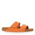 Womens Orange Arizona Suede Soft Footbed Sandals 106121 by Birkenstock from Hurleys
