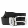 Boys Black Branded Belt 57421 by Emporio Armani from Hurleys