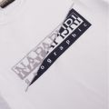 Kids Bright White Saky Branded S/s T Shirt 50335 by Napapijri from Hurleys