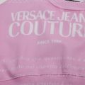 Womens Pink/White Open Arm Branded Short Sweat Top 51191 by Versace Jeans Couture from Hurleys