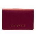 Womens Oxblood Carley Crosshatch Leather Small Purse 60770 by Ted Baker from Hurleys