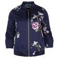 Womens Dark Blue Bloomah Spring Meadow Bomber Jacket 71629 by Ted Baker from Hurleys