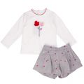 Baby Silver Rose Shorts Set 12788 by Mayoral from Hurleys