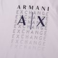 Mens White Multi Logo S/s T Shirt 91889 by Armani Exchange from Hurleys