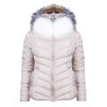 Womens Beige/Tri Colour B88 Short Padded Jacket 30946 by Froccella from Hurleys