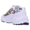 Womens White Gold Wave Baroque Trainers 105740 by Versace Jeans Couture from Hurleys