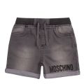 Boys Grey Soft Toy Denim Shorts 58470 by Moschino from Hurleys