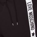 Mens Black Logo Trim Hooded Sweat Top 43152 by Love Moschino from Hurleys