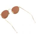Gold Mirror RB3447 Round Metal Sunglasses 14441 by Ray-Ban from Hurleys