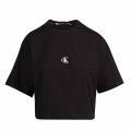 Womens Black Back Print Logo S/s T Shirt 74582 by Calvin Klein from Hurleys