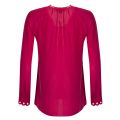 Womens Maroon Scallop Chain Silk Blouse 31117 by Michael Kors from Hurleys