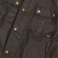Mens Faded Olive Racemaster 6oz Waxed Jacket 45998 by Belstaff from Hurleys