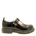 Girls Black Patent Meryl T-Bar Shoes (26-38) 10945 by Lelli Kelly from Hurleys