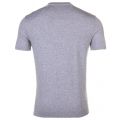 Mens Grey Embroidered Logo Regular Fit S/s Tee Shirt 61249 by Armani Jeans from Hurleys
