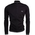 Mens Black Zome Zip Through Knitted Jumper 15193 by BOSS from Hurleys