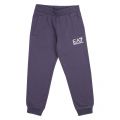 Boys Navy Branded Funnel Neck Zip Tracksuit 48186 by EA7 from Hurleys