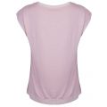 Womens Pink Chiffon Trim S/s T Shirt 19851 by Emporio Armani from Hurleys