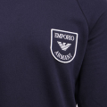 Mens Marine Campus Badge Sweat Top 107295 by Emporio Armani Bodywear from Hurleys