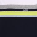 Boys Navy Colourblock Stripe S/s T Shirt 76295 by BOSS from Hurleys