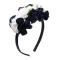 Girls Navy Flowers Headband 58382 by Mayoral from Hurleys