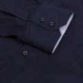 Mens Navy Koey Trim Slim Fit L/s Shirt 34227 by HUGO from Hurleys