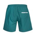 Mens Emerald Green Dolphin Side Logo Swim Shorts 42823 by BOSS from Hurleys
