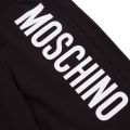 Boys Black Branded Sweat Shorts 82022 by Moschino from Hurleys