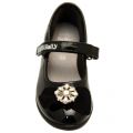 Girls Black Linda Shoes (24-35) 20979 by Lelli Kelly from Hurleys