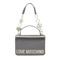 Womens Pewtwer Charm Shoulder Bag 43018 by Love Moschino from Hurleys