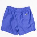 Boys Blue Branded Leg Swim Shorts 38587 by Lacoste from Hurleys